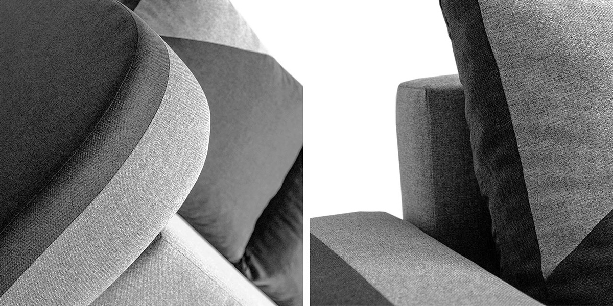 Corner sofa Boulder 102 (Twist 3 + Twist 7)