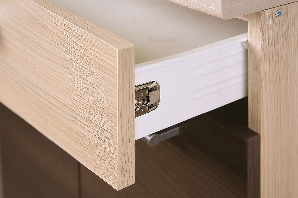 Modular cabinet with drawers Mode Dark 124